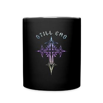 Toujours gothique ! Esthétique gothique Croix Y2K - Mug uni - noir - Devant