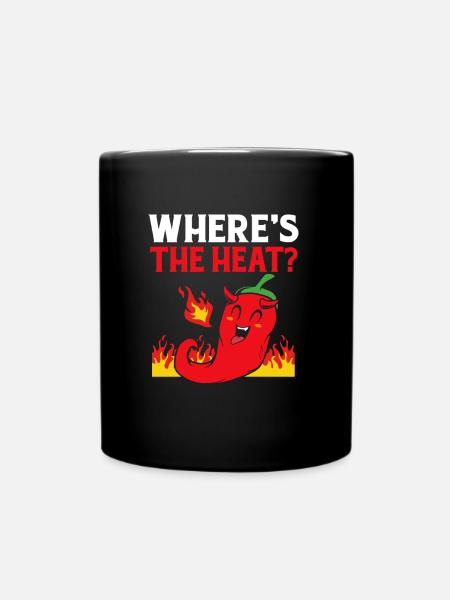 Jalapeno Chipotle Chilli Chilischote Scharf Chili - Tasse einfarbig - Schwarz