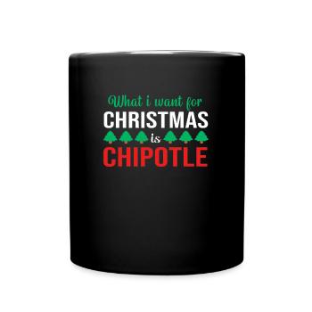 Spicy Chipotle Chilli Chili Pepper Jalapeno Chili - Full Colour Mug - black - Front