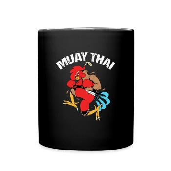 Kickboxeur Boxe thaïlandaise Muay thai Kickboxing - Mug uni - noir - Devant