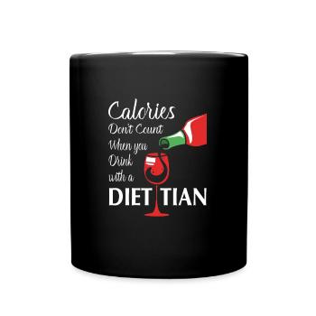 Diet Dietician - Full Colour Mug - black - Front