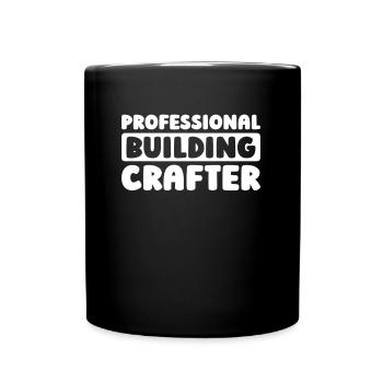 Construction worker - Full Colour Mug - black - Front