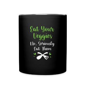 Nutrition Food Food - Full Colour Mug - black - Front