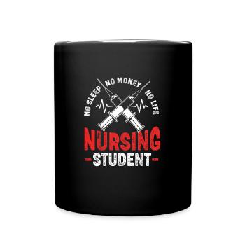 Infirmière Hôpital Infirmière Cadeau - Mug uni - noir - Devant