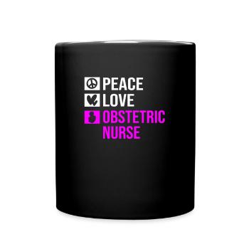 Infirmière Hôpital de Grossesse - Mug uni - noir - Devant