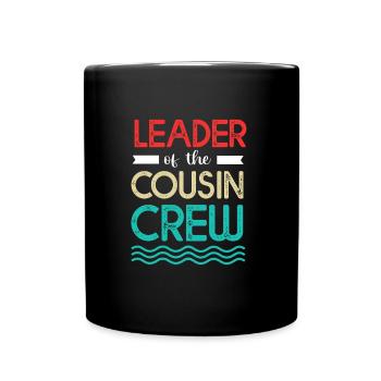 Cousin Crew - Tasse einfarbig - Schwarz - Vorne