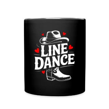 La danse en ligne : mon hobby - ma passion - mon truc - Mug uni - noir - Devant