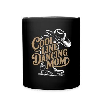 Cool Line Dance Mom Line Dance Mom - Mug uni - noir - Devant