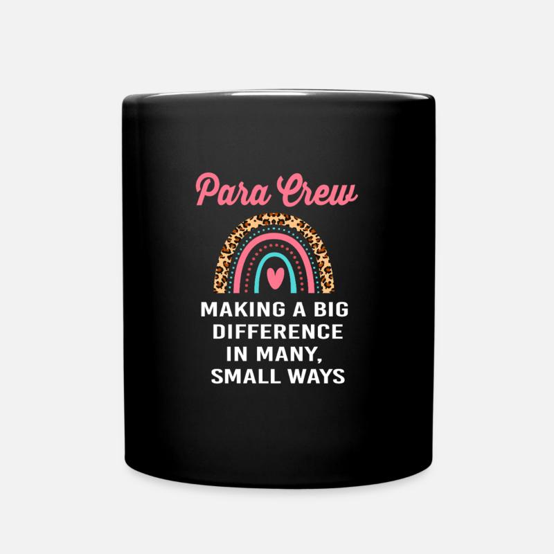 Paraéducateur Enseignant Assistant Paraprofessionnel - Mug uni - noir