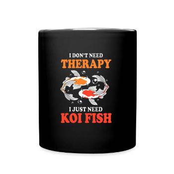Koi Koi Koi Koi Koi Koi Poisson Koi Carpe Koi - Mug uni - noir - Devant