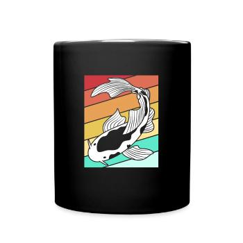 Koi Fish Koi Carpe Koi Koi Koi Koi Koi Koi - Mug uni - noir - Devant
