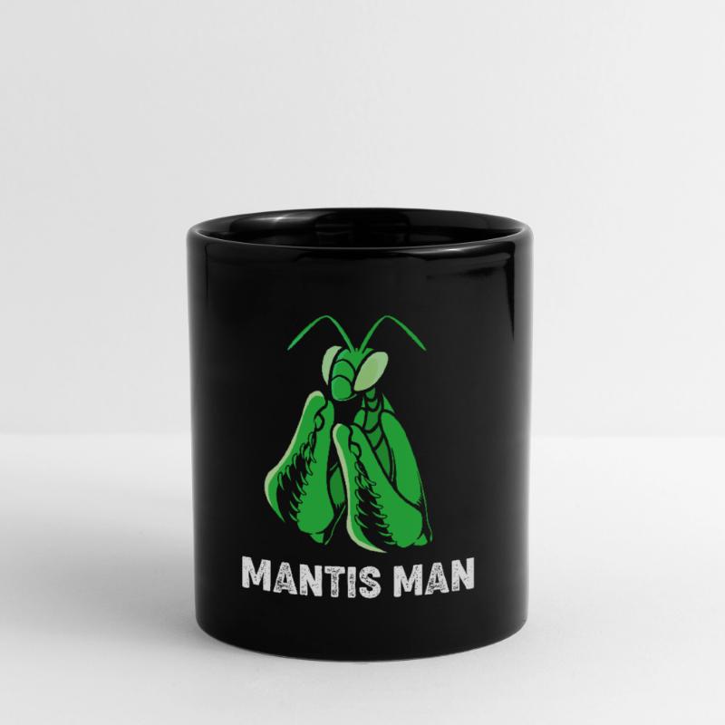 Gottesanbeter Gottesanbeterin Mantis Tasse einfarbig