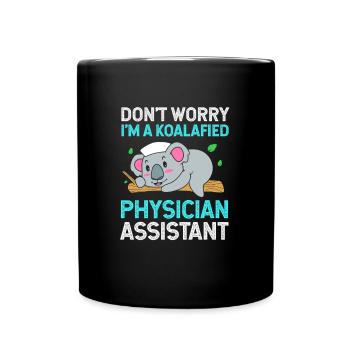MFA PA Physician Assistant Nursing Physician Assistant - Full Colour Mug - black - Front