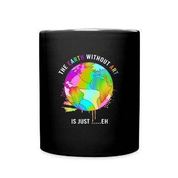 Jour de la Terre - Mug uni - noir - Devant