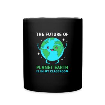Jour de la Terre - Mug uni - noir - Devant