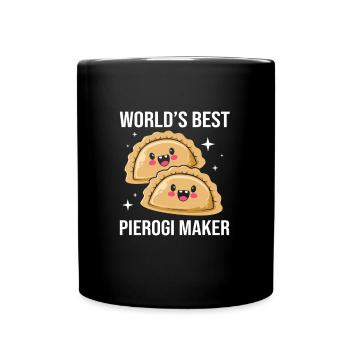 Pierogi Poland Polish - Full Colour Mug - black - Front
