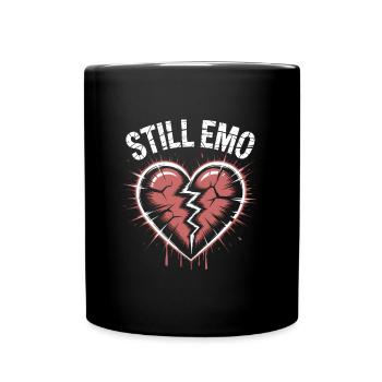 Still emo! Goth Emo Alternative Aesthetic - Full Colour Mug - black - Front