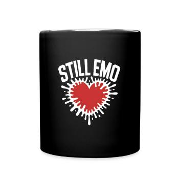 Still emo! Goth Emo Alternative Aesthetic - Full Colour Mug - black - Front