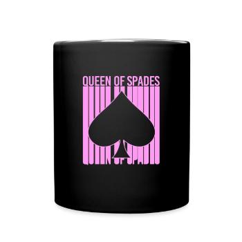 Card Game Spades of Spades Playing Card - Full Colour Mug - black - Front