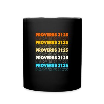 Bibel Spruch Jesus Christ Bibelvers Kapitel 32 - Tasse einfarbig - Schwarz - Vorne