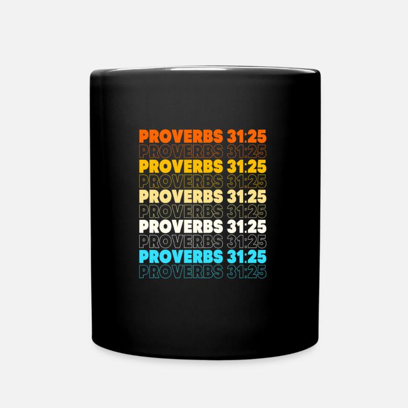Bibel Spruch Jesus Christ Bibelvers Kapitel 32 - Tasse einfarbig - Schwarz