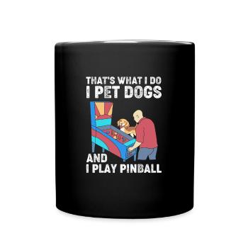 Flipper Pinball - Full Colour Mug - black - Front