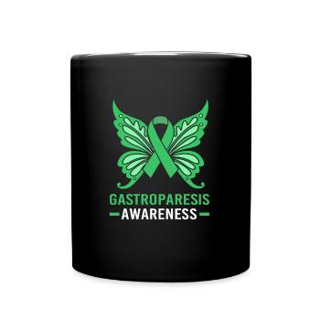 Gastroparese - Tasse einfarbig - Schwarz - Vorne