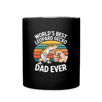 Léopard Gecko Léopard Gecko Reptile Terraristique - Mug uni - noir - Devant