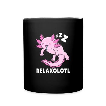 Axolotl - Mug uni - noir - Devant