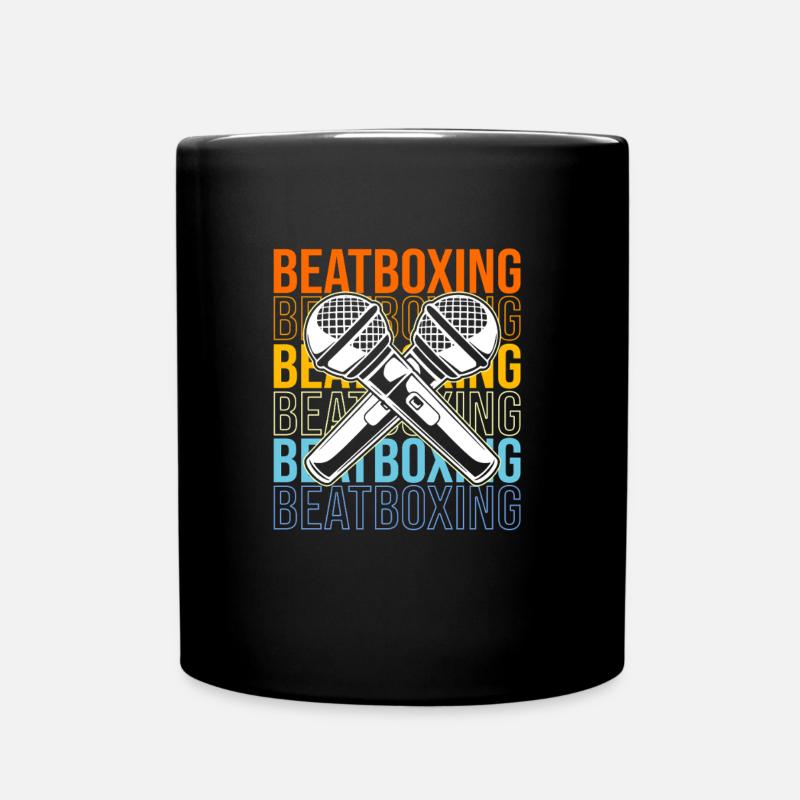 Beatbox - Tasse einfarbig - Schwarz