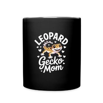 Léopard Gecko Maman Léopards Gecko Reptiles - Mug uni - noir - Devant