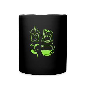 Matcha - Full Colour Mug - black - Front