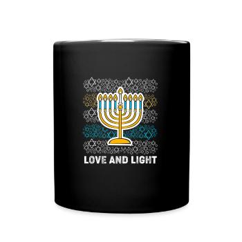 Hanukkah Chanukkah Hanukah - Tasse einfarbig - Schwarz - Vorne