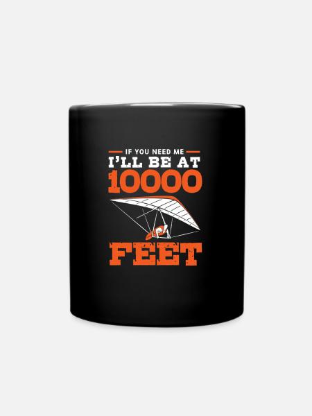 Gleitschirm Gleitschirmfliegen Gleitschirmflieger - Tasse einfarbig - Schwarz