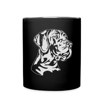 Great Dane German - Great Dane - Mug uni - noir - Devant