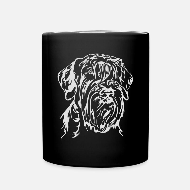 RIESENSCHNAUZER - Giant Schnauzer Hunde Wilsigns - Tasse einfarbig - Schwarz