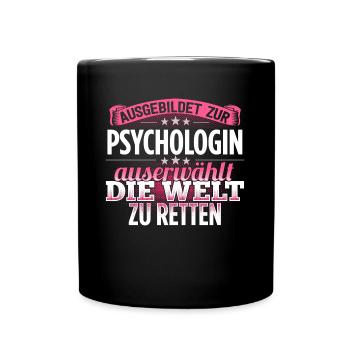 PSYCHOLOGIN - Die Auserwählte - Tasse einfarbig - Schwarz - Vorne
