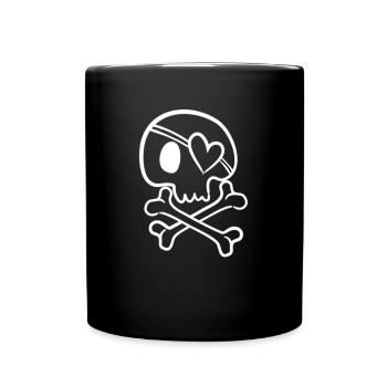 skull halloween - Full Colour Mug - black - Front