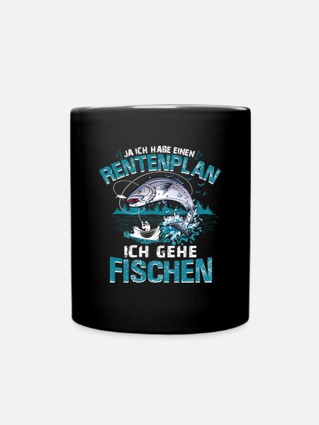 Régime de pension de pêcheur pêcheur - Mug uni - noir