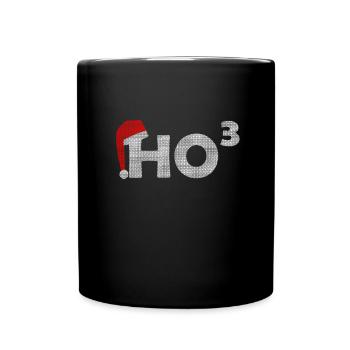 HOHOHO Noël HO haute 3 christmascontest - Mug uni - noir - Devant