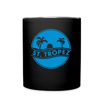 st tropez - Tasse einfarbig - Schwarz - Vorne