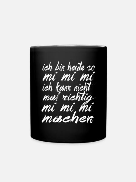 Extrem MIMIMI [white] - Tasse einfarbig - Schwarz
