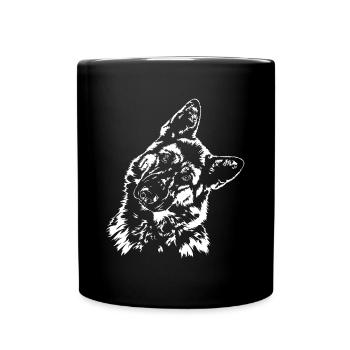 GERMAN SCHÄFERHUND IGP Wilsigns Dog Dog - Full Colour Mug - black - Front