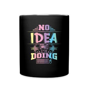 Software Engineering EDP Software Developer - Full Colour Mug - black - Front