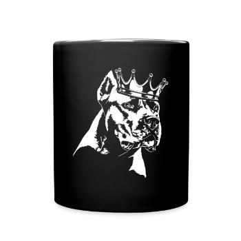 DOGO ARGENTINO chien chien - Mug uni - noir - Devant