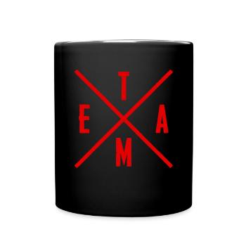Équipe Armoiries Sport Football JGA Enterrement de vie de garçon - Mug uni - noir - Devant