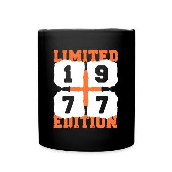 1977 anniversaire 45 ans anniversaire limité editin - Mug uni - noir - Devant