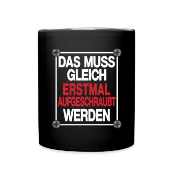 pc nerd error bastler heimwerker schrauber - Tasse einfarbig - Schwarz - Vorne