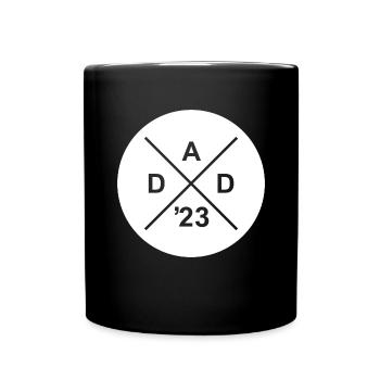 Papa 2023 Cadeau Père - Grossesse Bébé - Mug uni - noir - Devant
