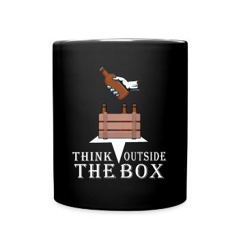 beer beer garden beer box toast - Full Colour Mug - black - Front